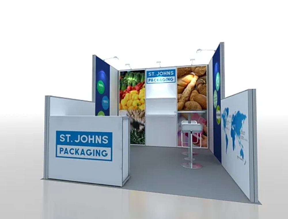 10x10 trade show booth rental